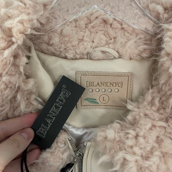 Blank NYC Faux Fur Cloud Nine Bomber Jacket - Picture 4 of 10